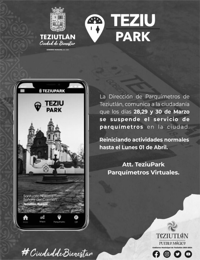 Desde Teziutlán: No habrá parquímetros en Semana Santa