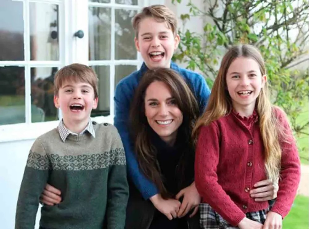 Kate Middleton rompe el silencio y reaparece en tierna foto familiar