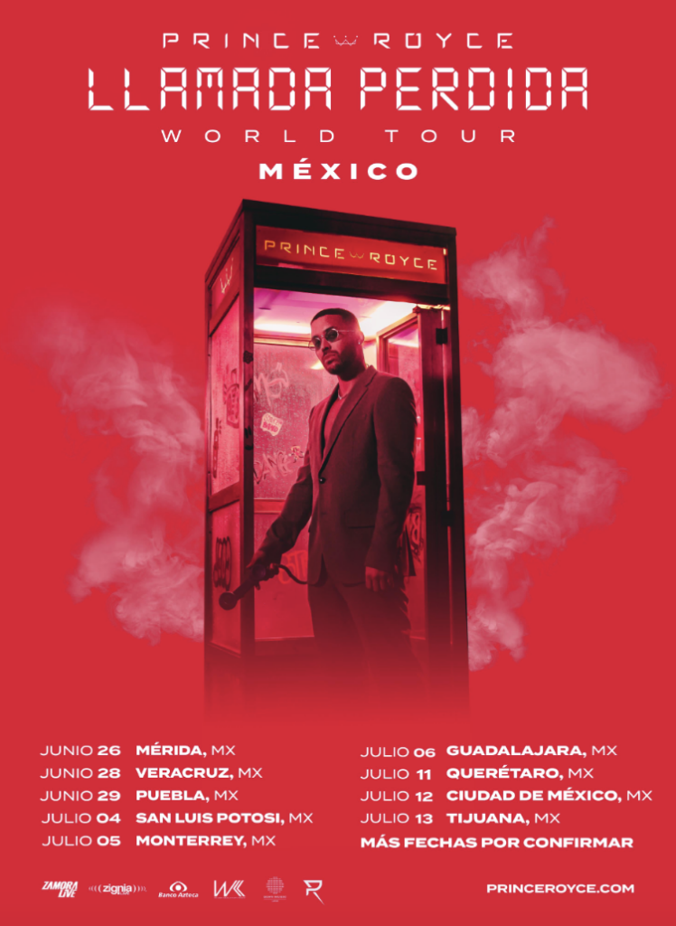 Prince Royce anunció las fechas de su gira “Llamada Perdida World Tour”