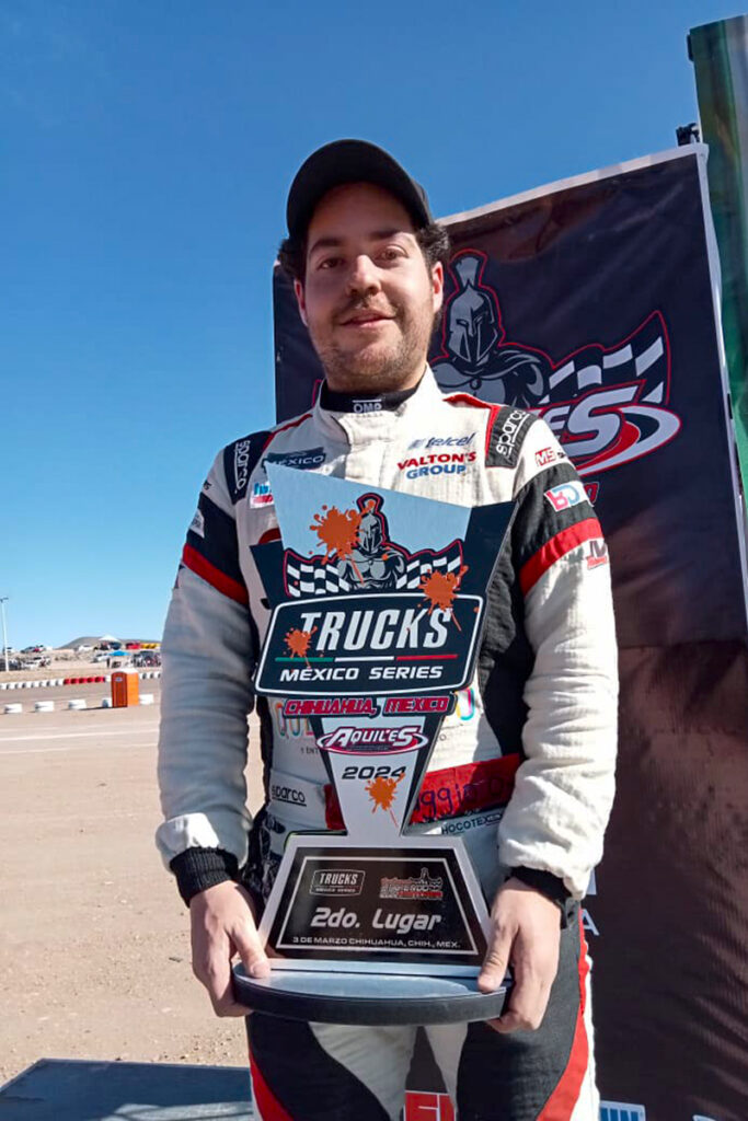 Rodrigo Maggio se alza con la segunda posición en el Aquiles Speedway Park de Chihuahua