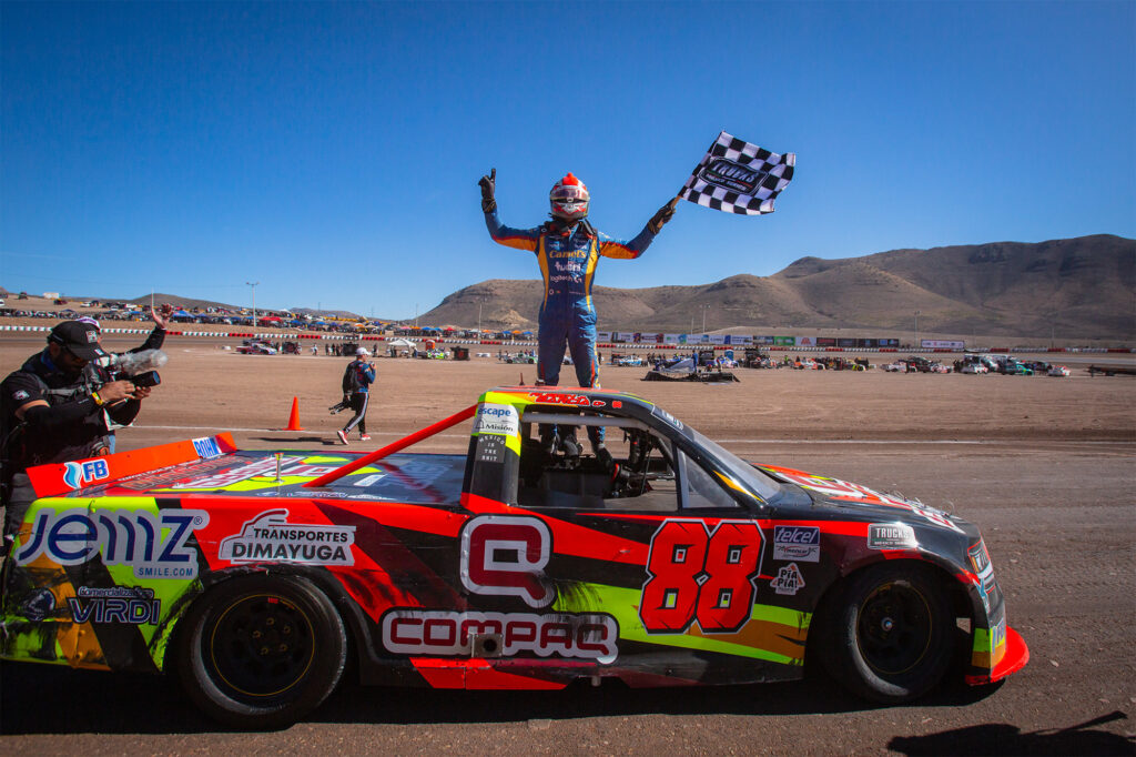 Rubén García Jr., se lleva el triunfo de Trucks México Series en el Aquiles Speedway Park
