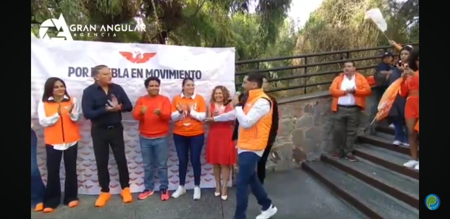 Video desde Puebla: Arrancan campaña Fernando Morales y Julián Lozada, de Movimiento Ciudadano