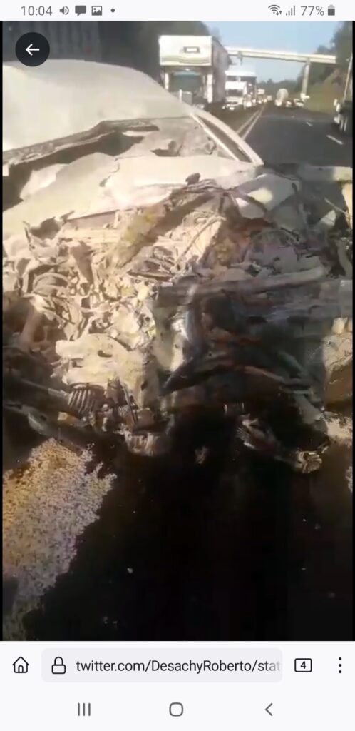 Video desde Puebla: Fuerte accidente en la México Tuxpan