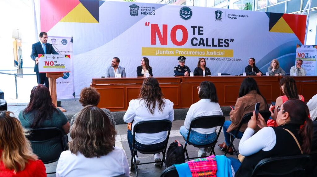 “No te calles”, programa itinerante que fomenta la denuncia en Toluca