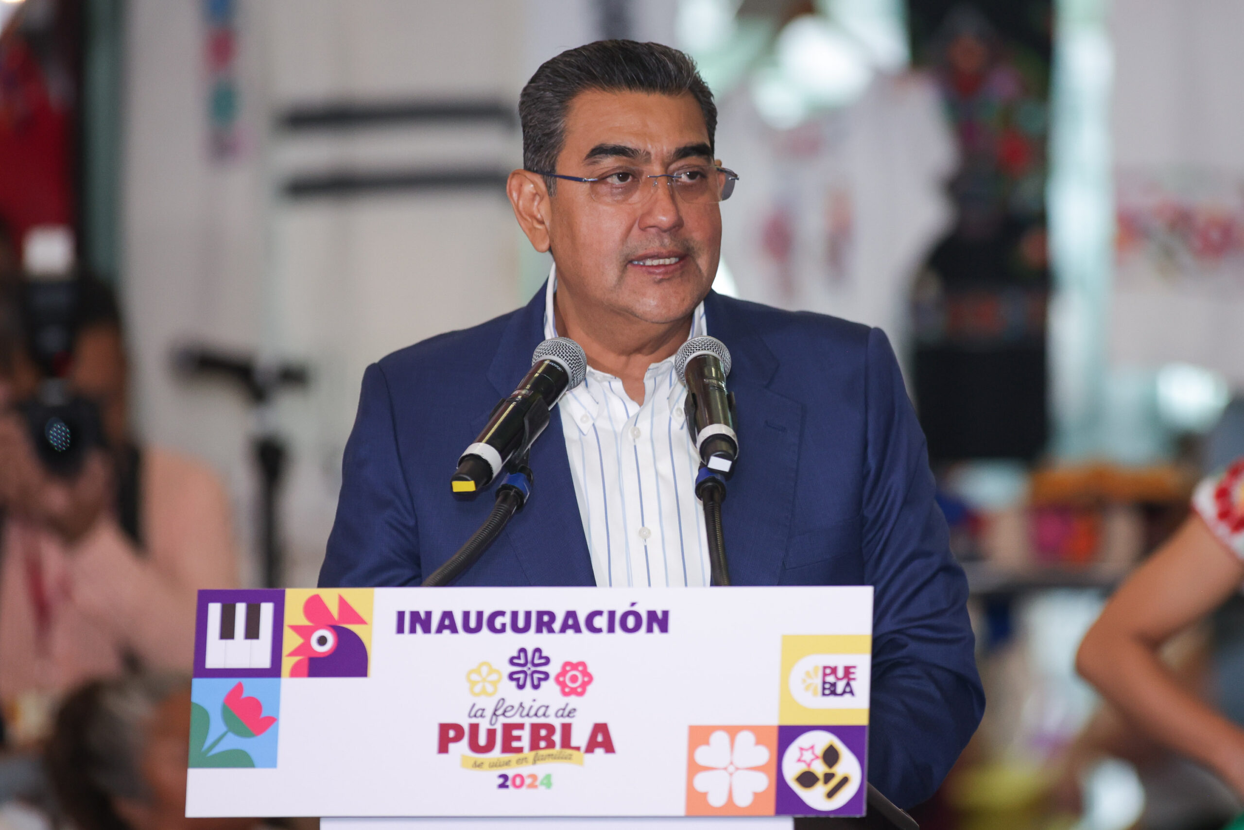 Video desde Puebla: Sergio Salomón inauguró la Feria 2024