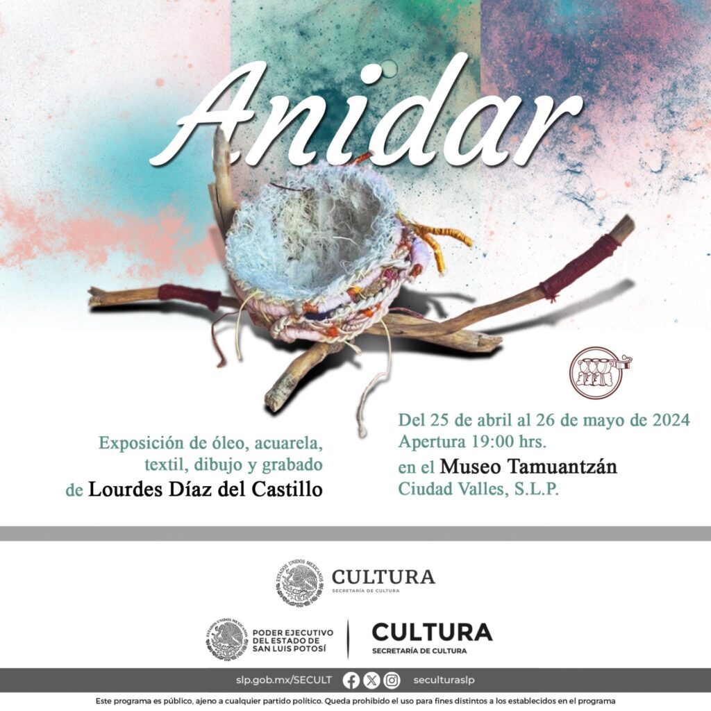 “Anidar” nueva exposición de arte plástico en Ciudad Valles