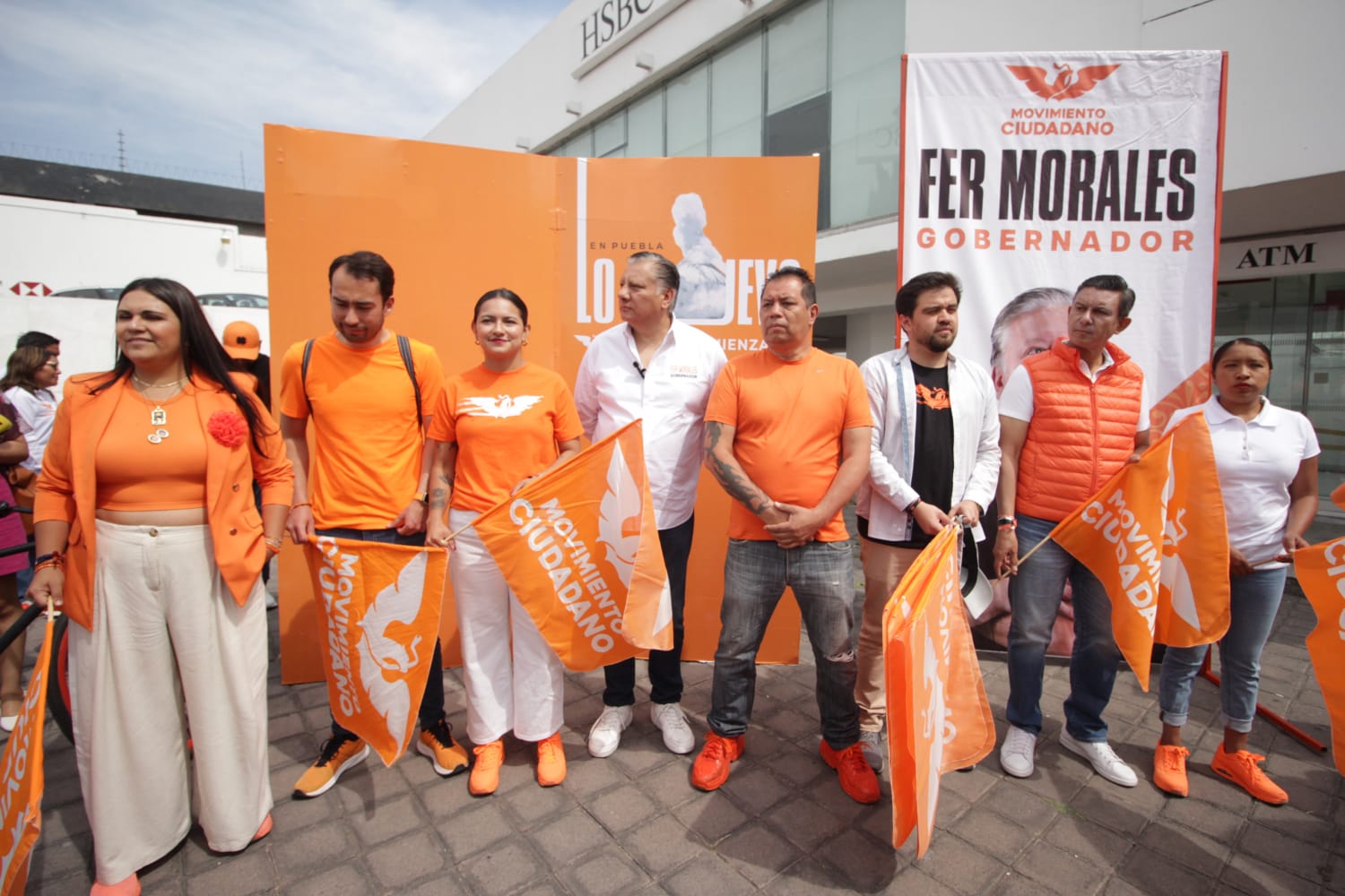 Video desde Puebla: Fernando Morales presentó a los candidatos de MC al Congreso local