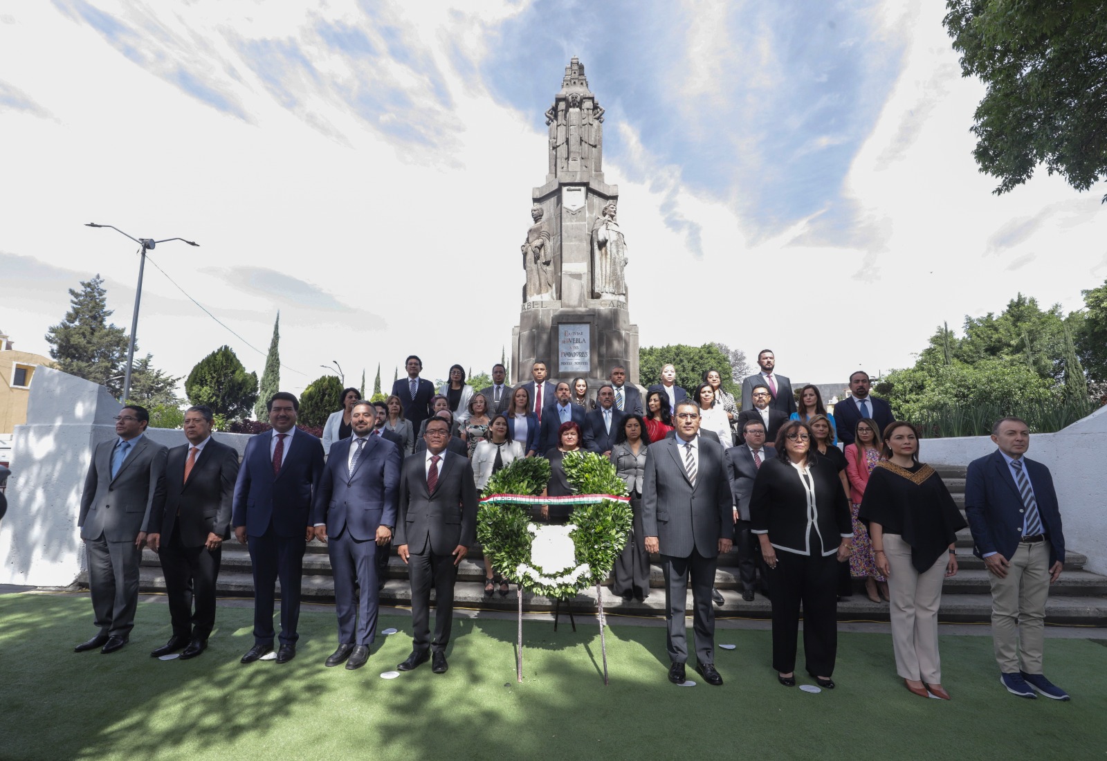 Video: Sergio Salomón encabezó ceremonia por el aniversario de Puebla capital
