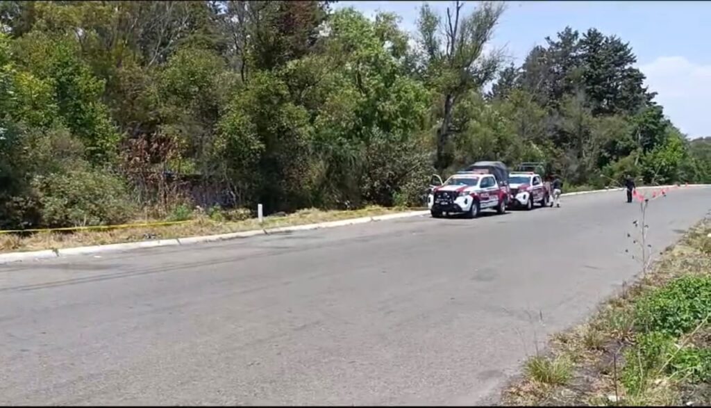 Cadáver calcinado en Xoxtla