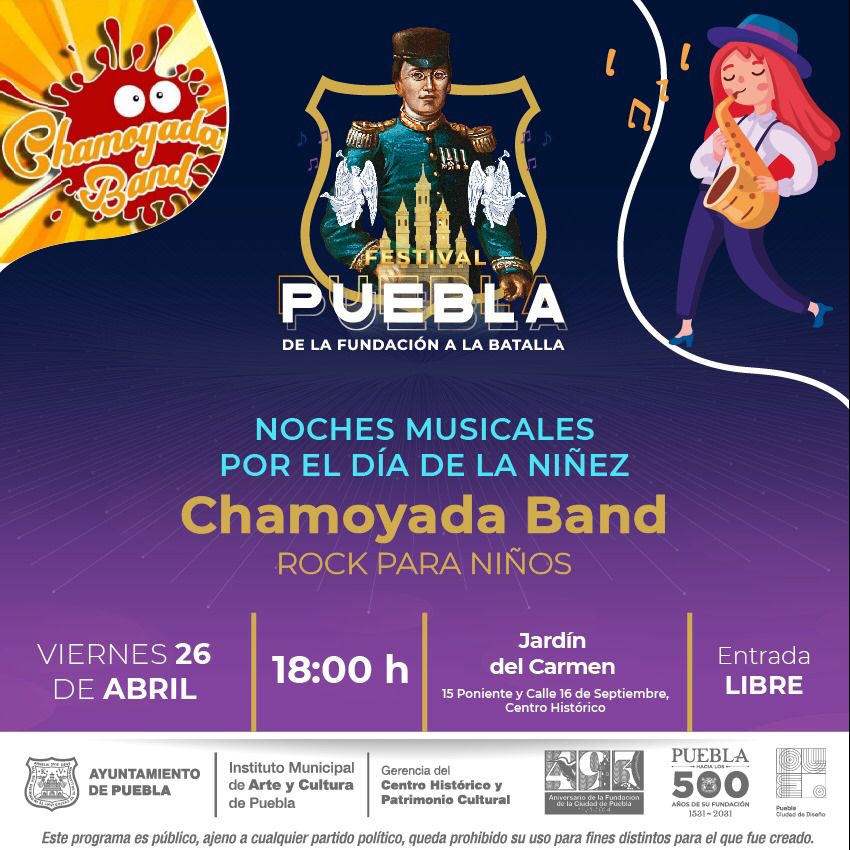 Agenda cultural por el Día del Niño en Puebla capital