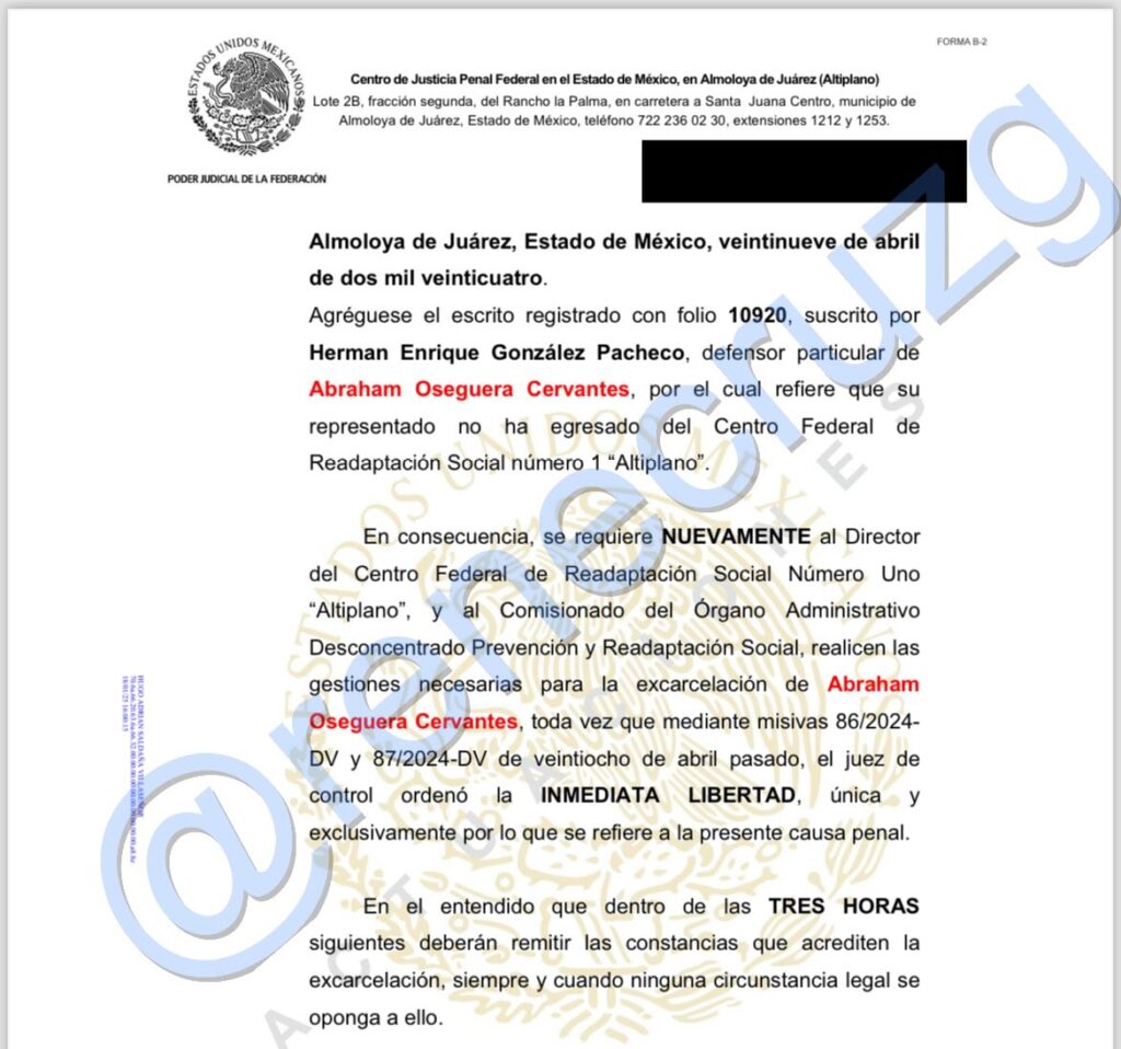 Poder Judicial dio 3 horas para liberar a “Don Rodo”