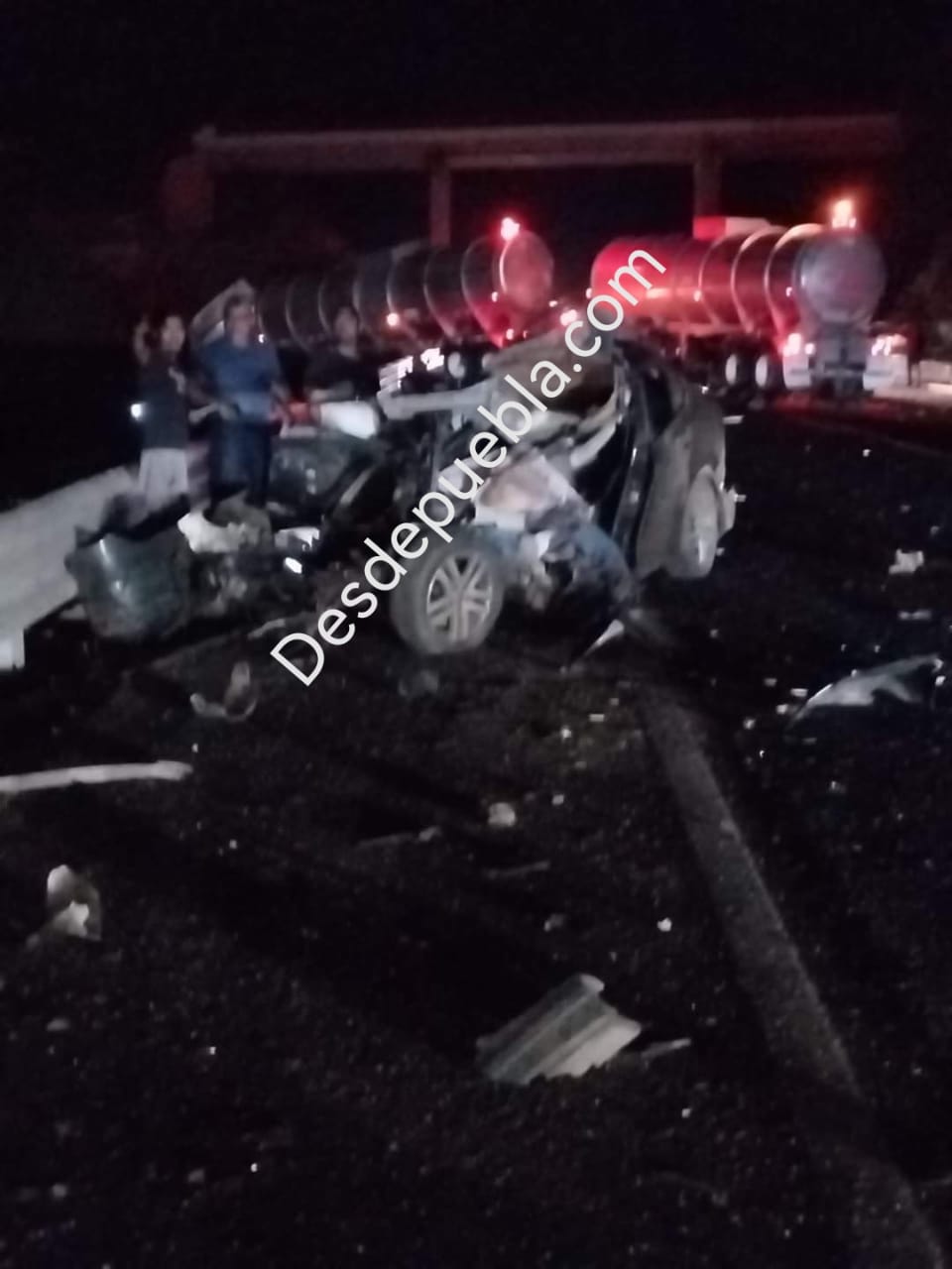 Accidente en la México Tuxpan obligó a cerrar la carretera