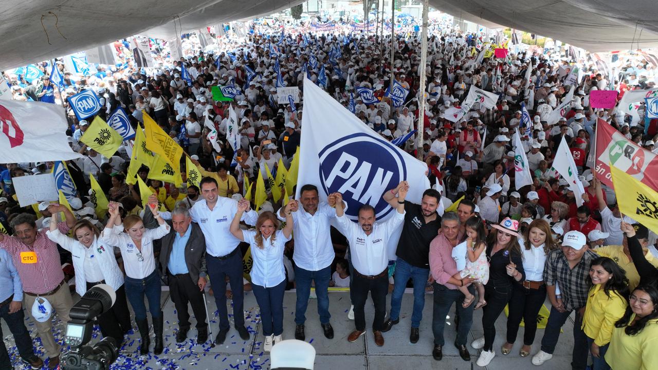 Pedro Rodríguez da banderazo de salida a 6 mil militantes y liderazgos en Atizapán