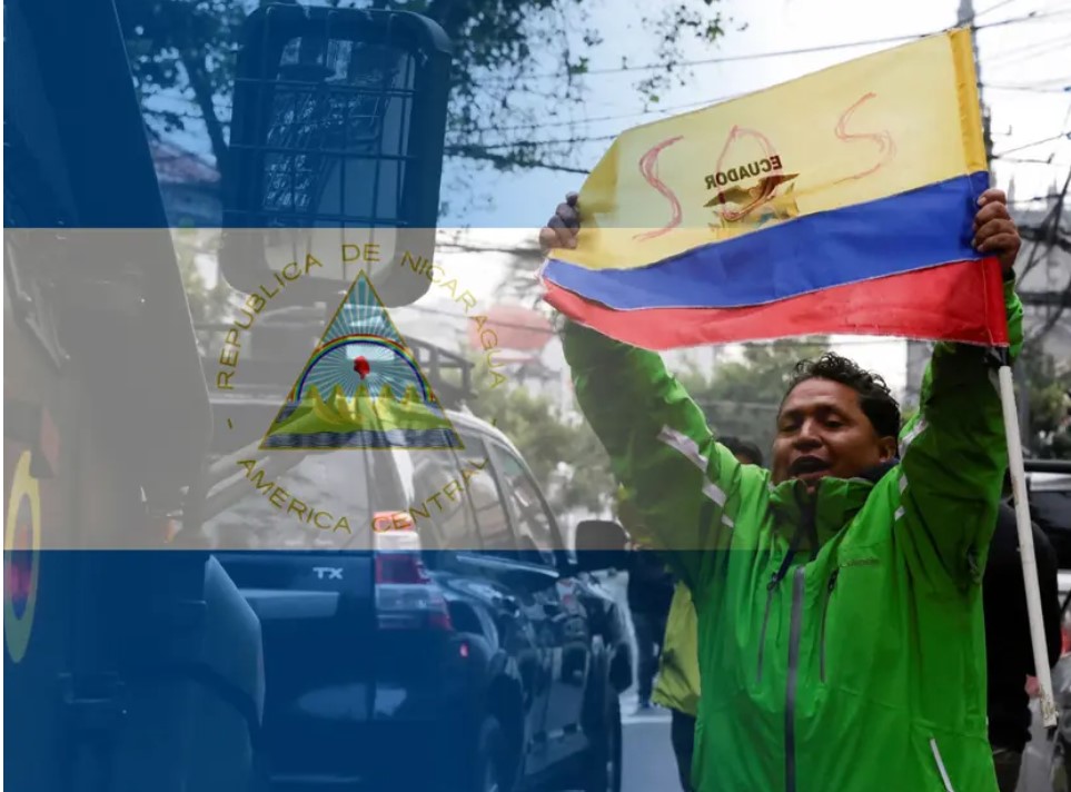 Nicaragua rompe relaciones diplomáticas con Ecuador tras incursión a embajada de México