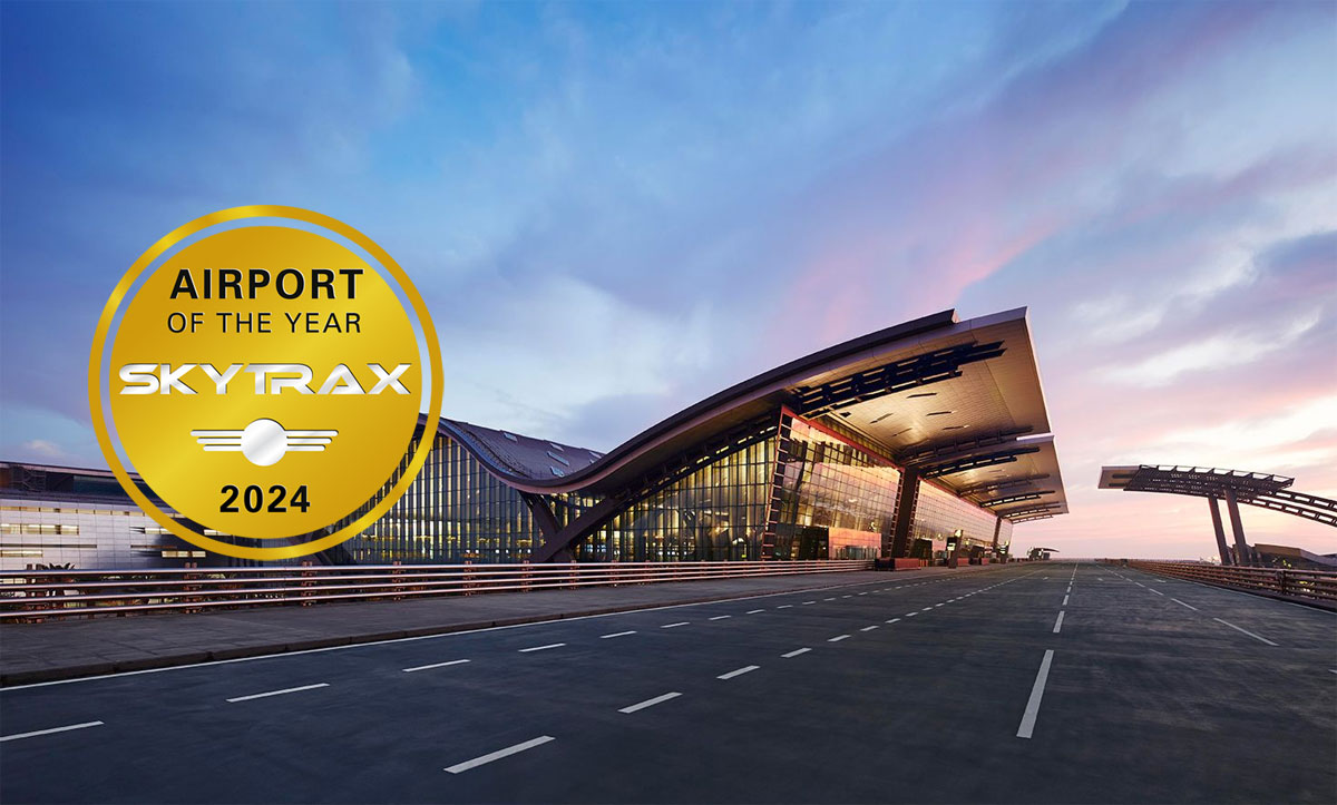 El Aeropuerto Internacional de Hamad es reconocido como el “Mejor Aeropuerto del Mundo” en los 2024 Skytrax World Airport Awards