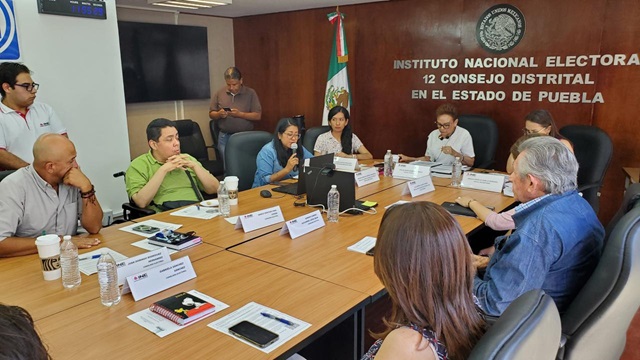 Realizan Consejos distritales del INE en Puebla segunda insaculación para cargos en mesas directivas de casilla