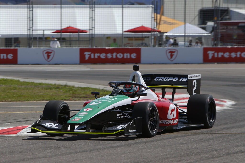 Salvador de Alba Jr., al “Grand Prix of Alabama” en su segundo reto de la Indy NXT