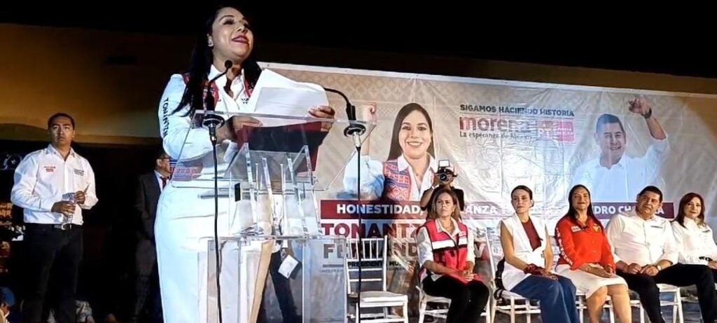 Pide Tonantzin Fernández cerrar filas contra los malos gobiernos, en su arranque de campaña