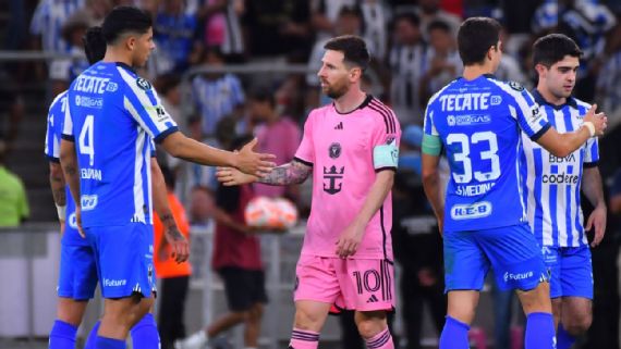 Monterrey derrotó a Inter Miami en las semifinales de la Concacaf Champions Cup