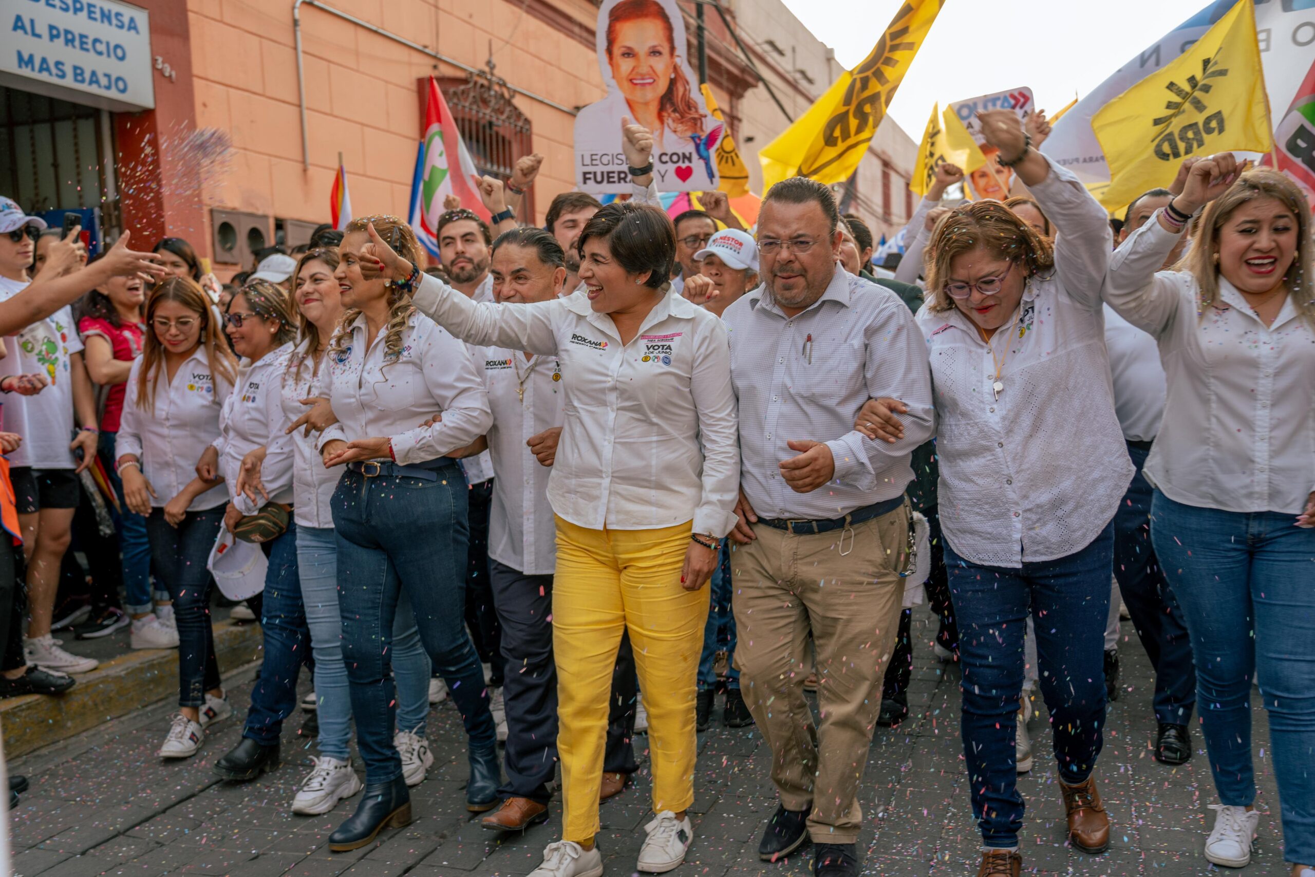 Eduardo Rivera anuncia ventaja de Roxana Luna en San Pedro Cholula