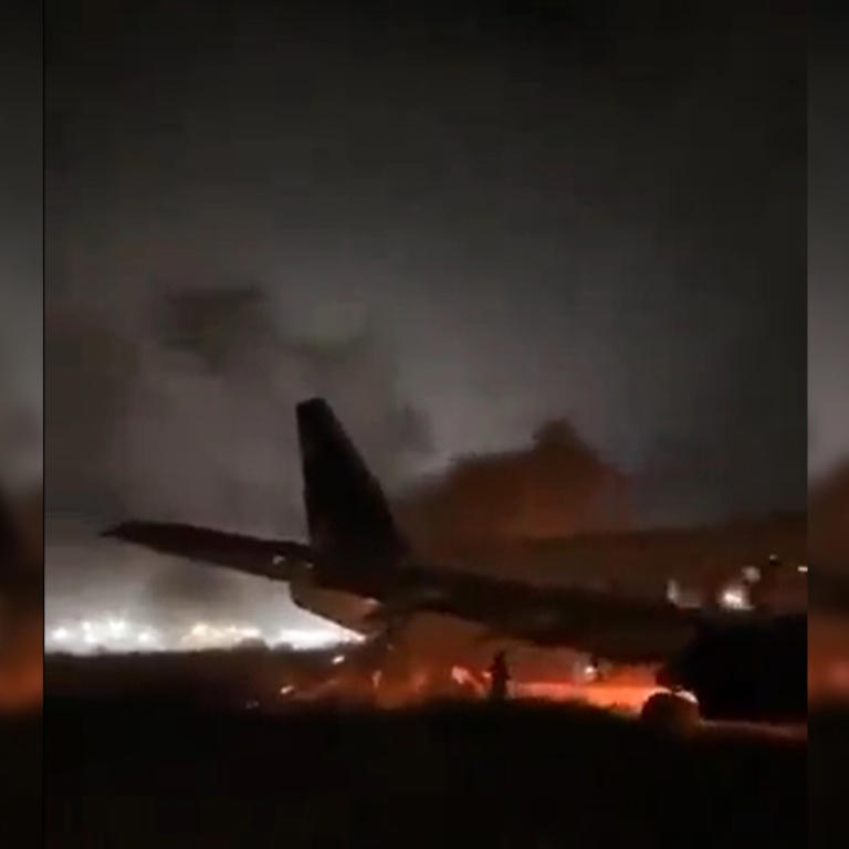 Avión se sale de la pista en Senegal, hay 10 heridos