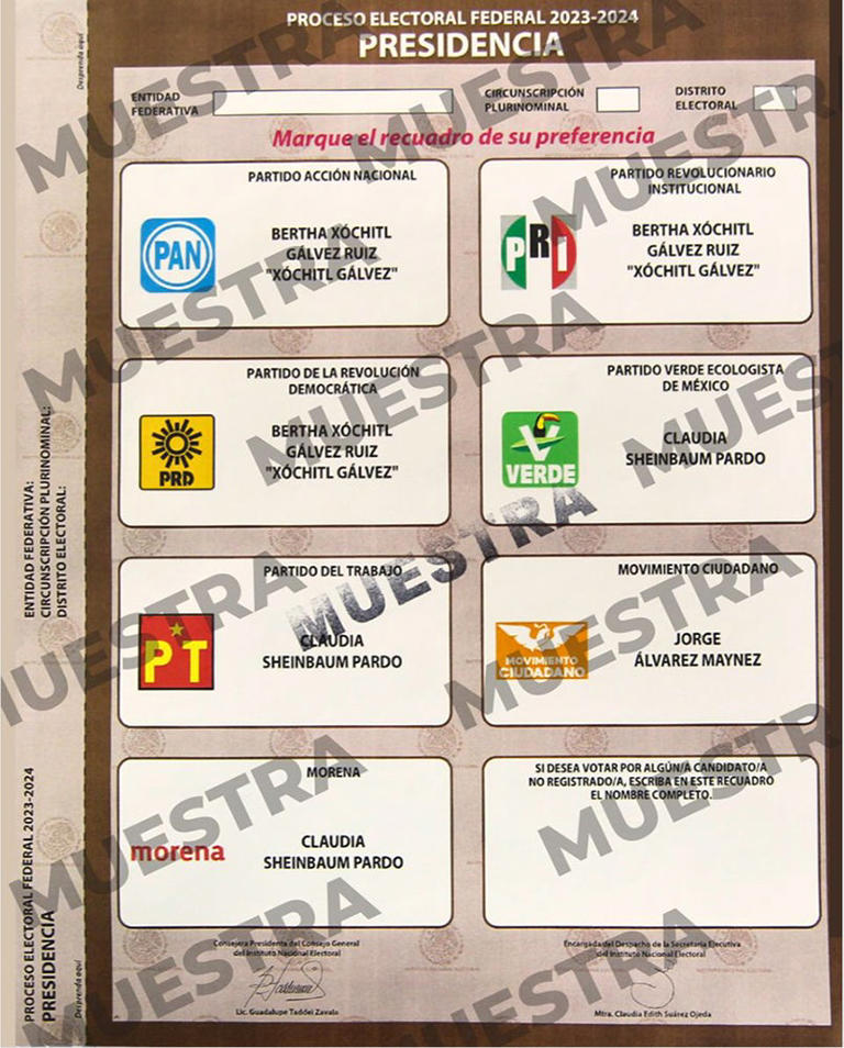 Elecciones México 2024: así es como debes marcar tu boleta y estos son los documentos que necesitas