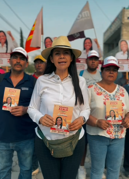 Ariadna Ayala presenta su propuesta El Pueblo Manda