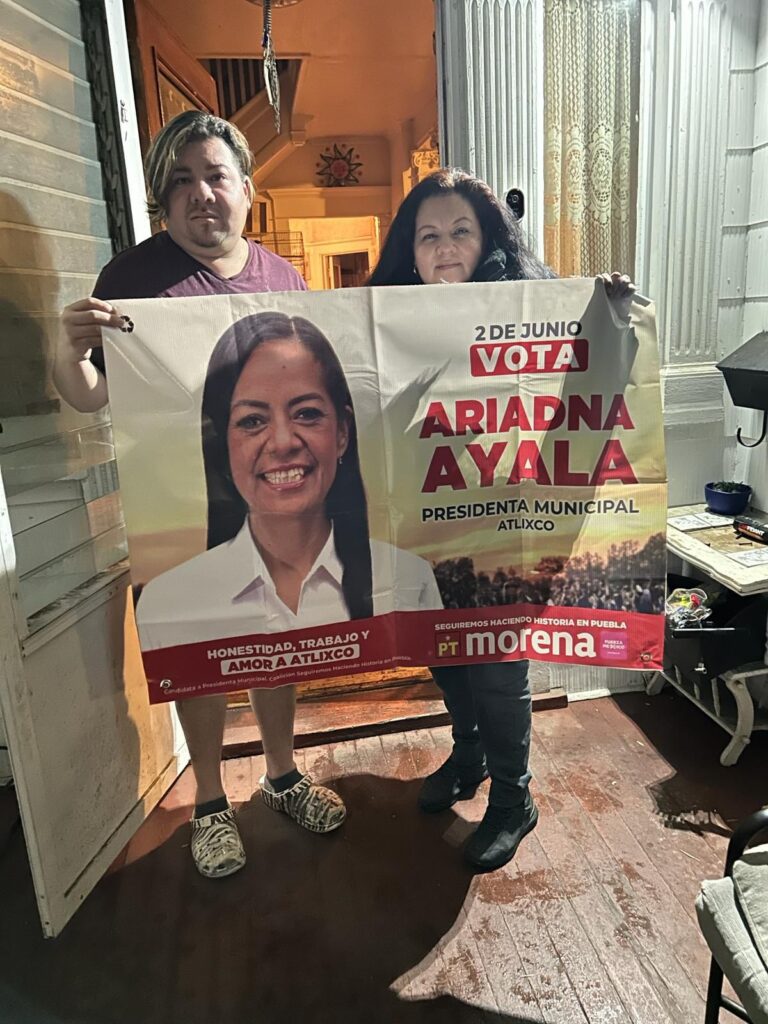 Desde Nueva York, atlixquenses apoyan a Ariadna Ayala