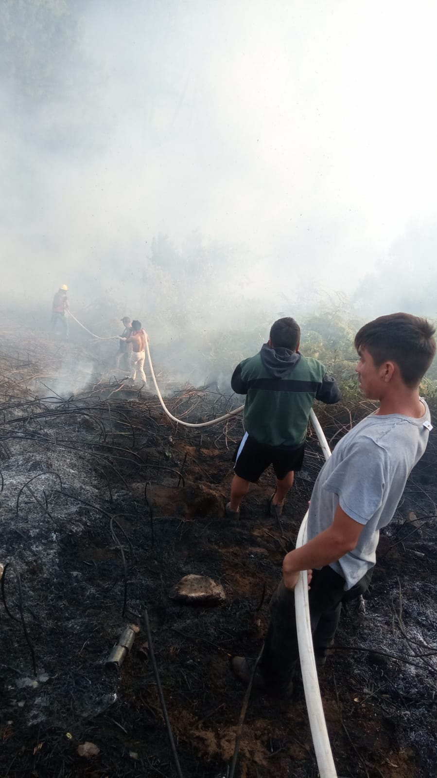 Explotan dos incendios en Huauchinango