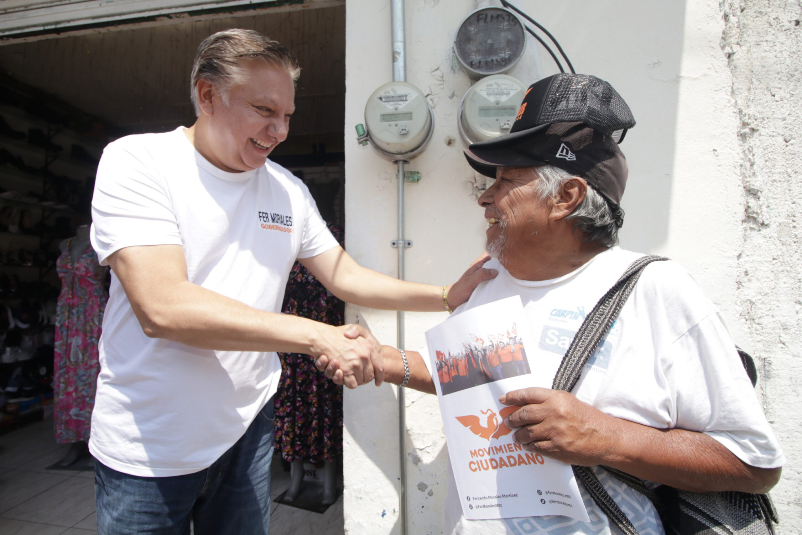 Fernando Morales promete aumento de seguridad en San Salvador Chachapa