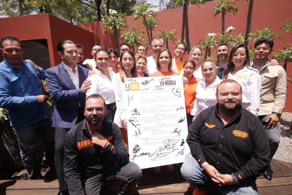 Fernando Morales firma agendas para las infancias, mujeres, medio ambiente, profesionalización y colaboración metropolitana.