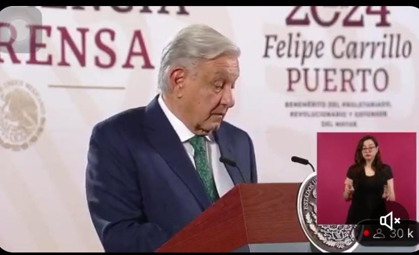 AMLO asegura que termina su gobierno sin un solo acto de represión, masacres ni desaparecidos