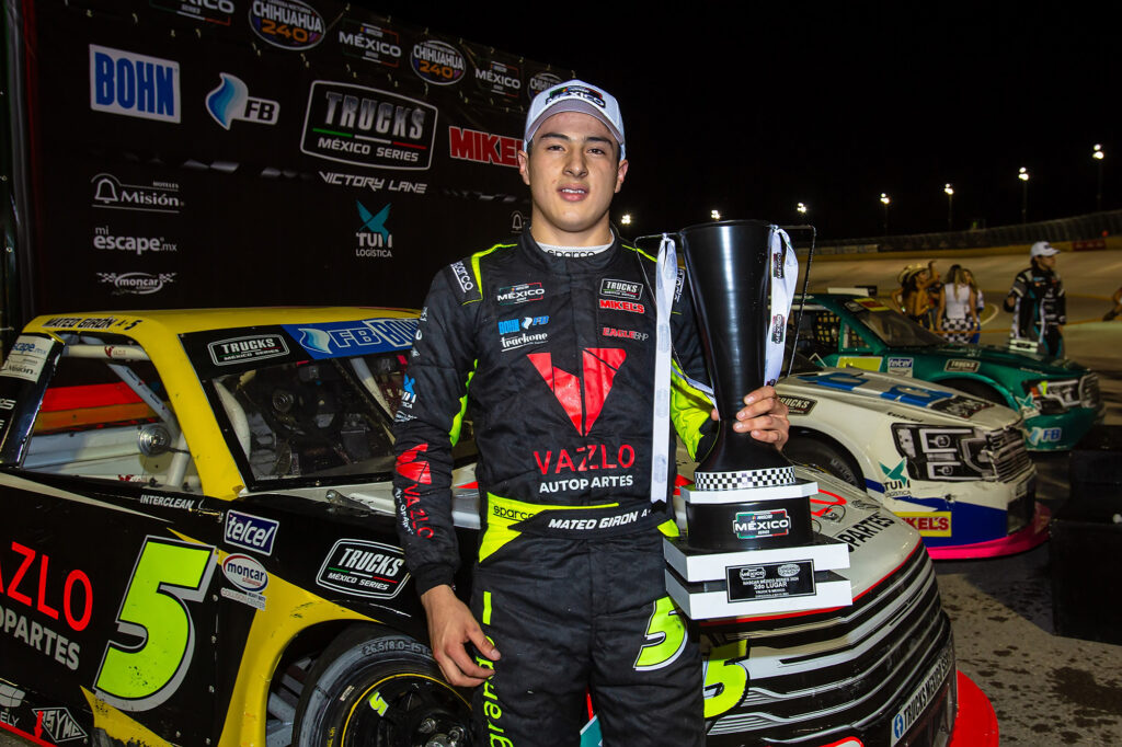 Mateo Girón, a Monterrey por primer triunfo de la temporada 2024 de Trucks México Series