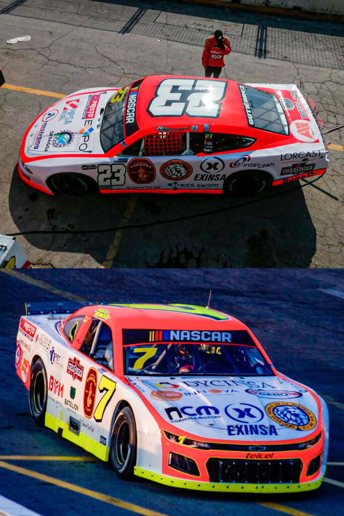 Se sobreponen a condiciones extremas los pilotos de Prime Sports en las prácticas de NASCAR México en Monterrey