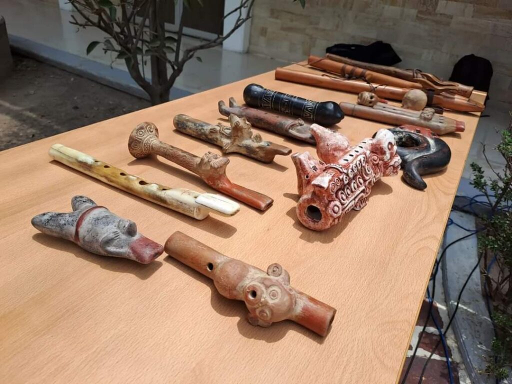 Charla-concierto de instrumentos prehispánicos