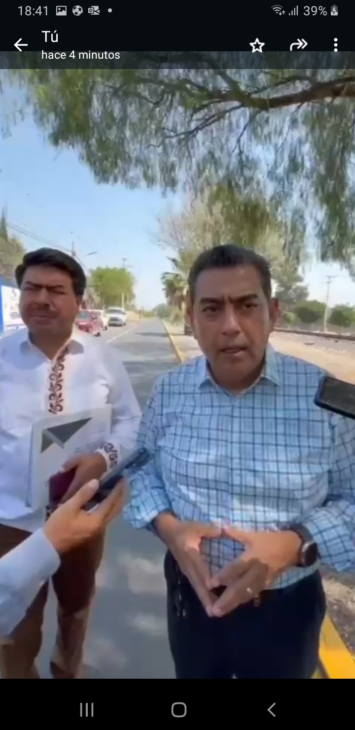 Video desde Puebla: Alcaldes que quieran reelegirse ¡pidan licencia!, les exigió el gobernador Sergio Salomón Céspedes