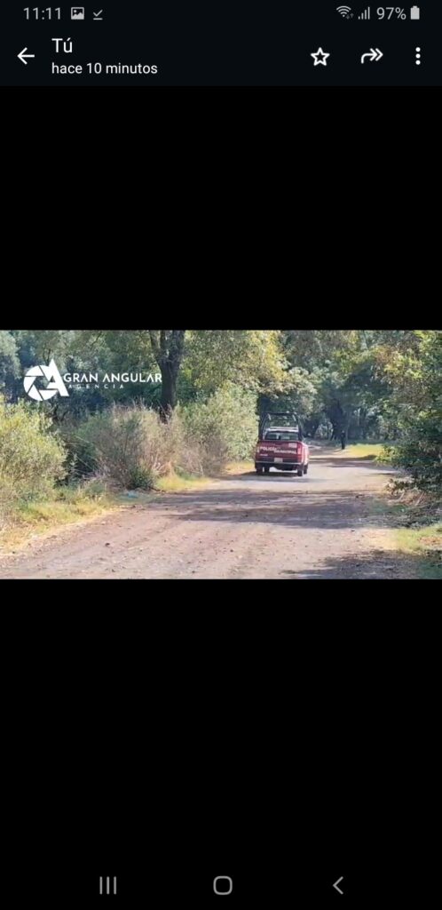 Fotonota: Dejan encostalado en Coronango