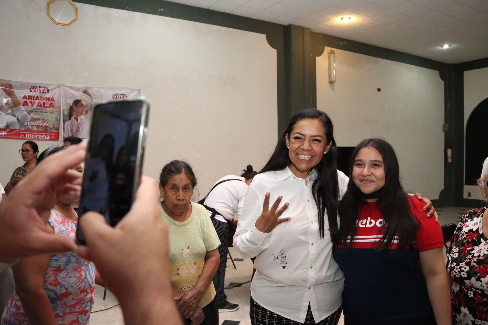 “Estamos con Ariadna Ayala”; vecinos de colonias siguen sumándose a la candidata de Morena
