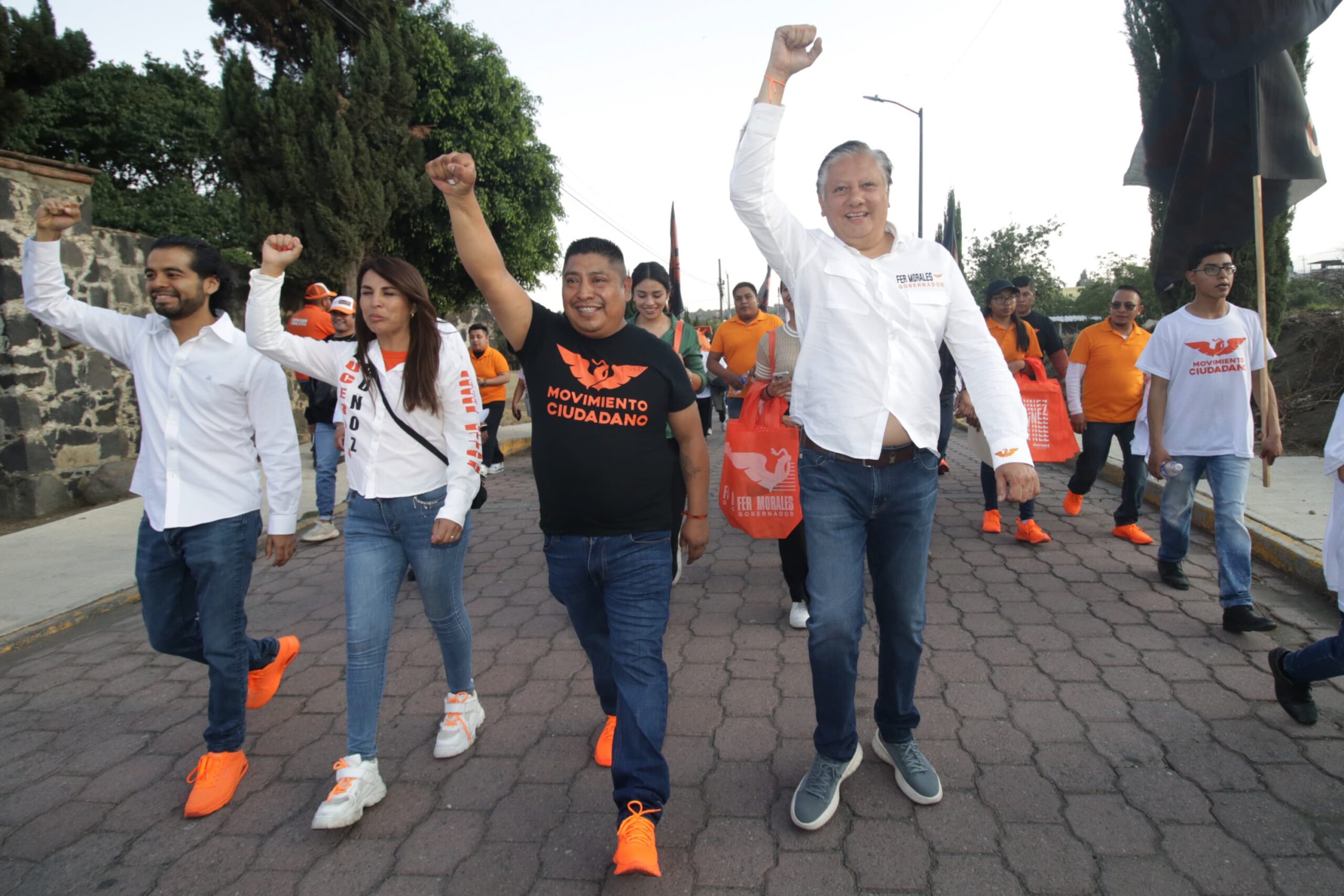 Fernando Morales y Fernando Castellanos cierran campaña en Calpan