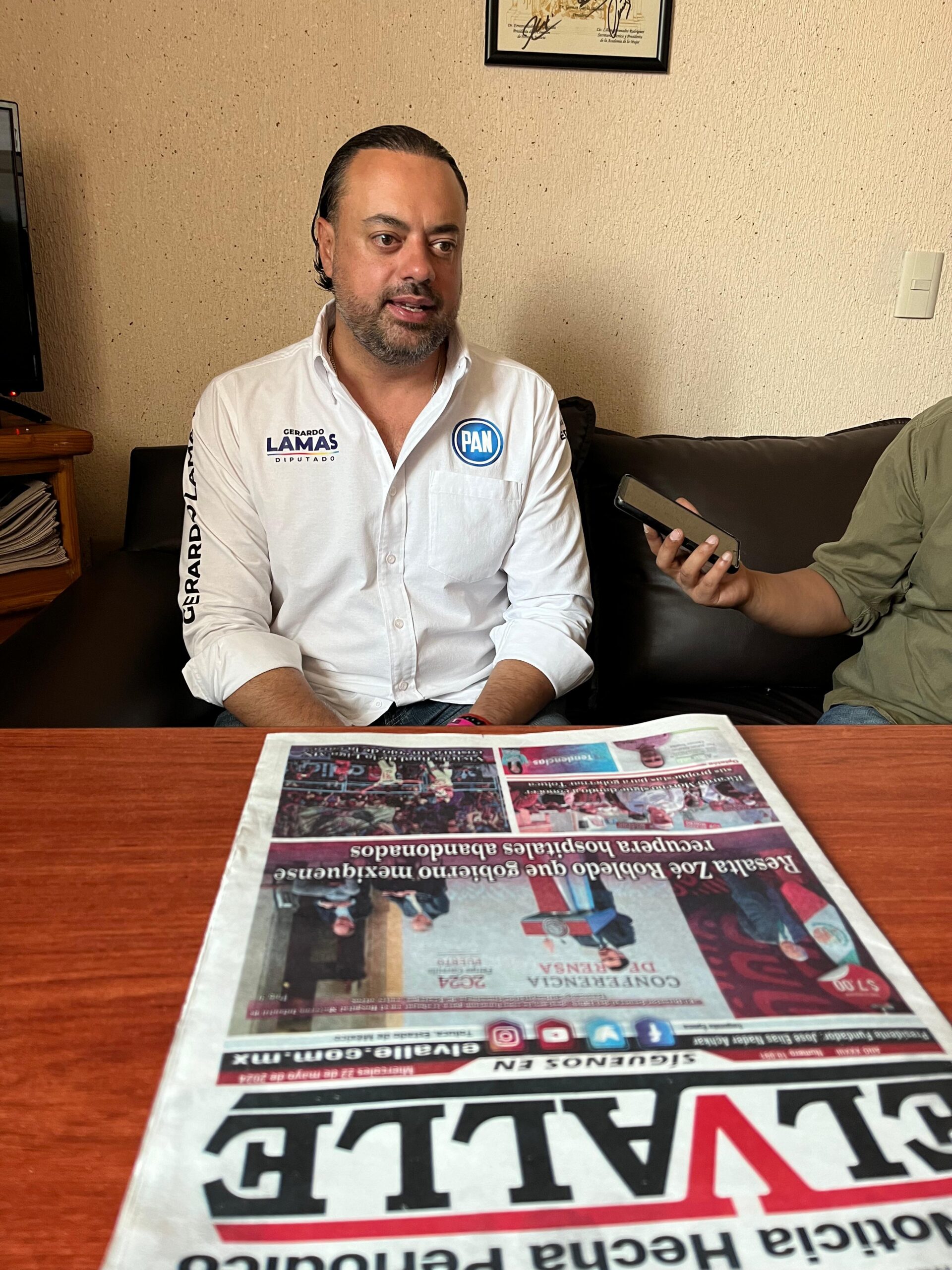 Gerardo Lamas avanza con confianza por la diputación local del Distrito 34 local