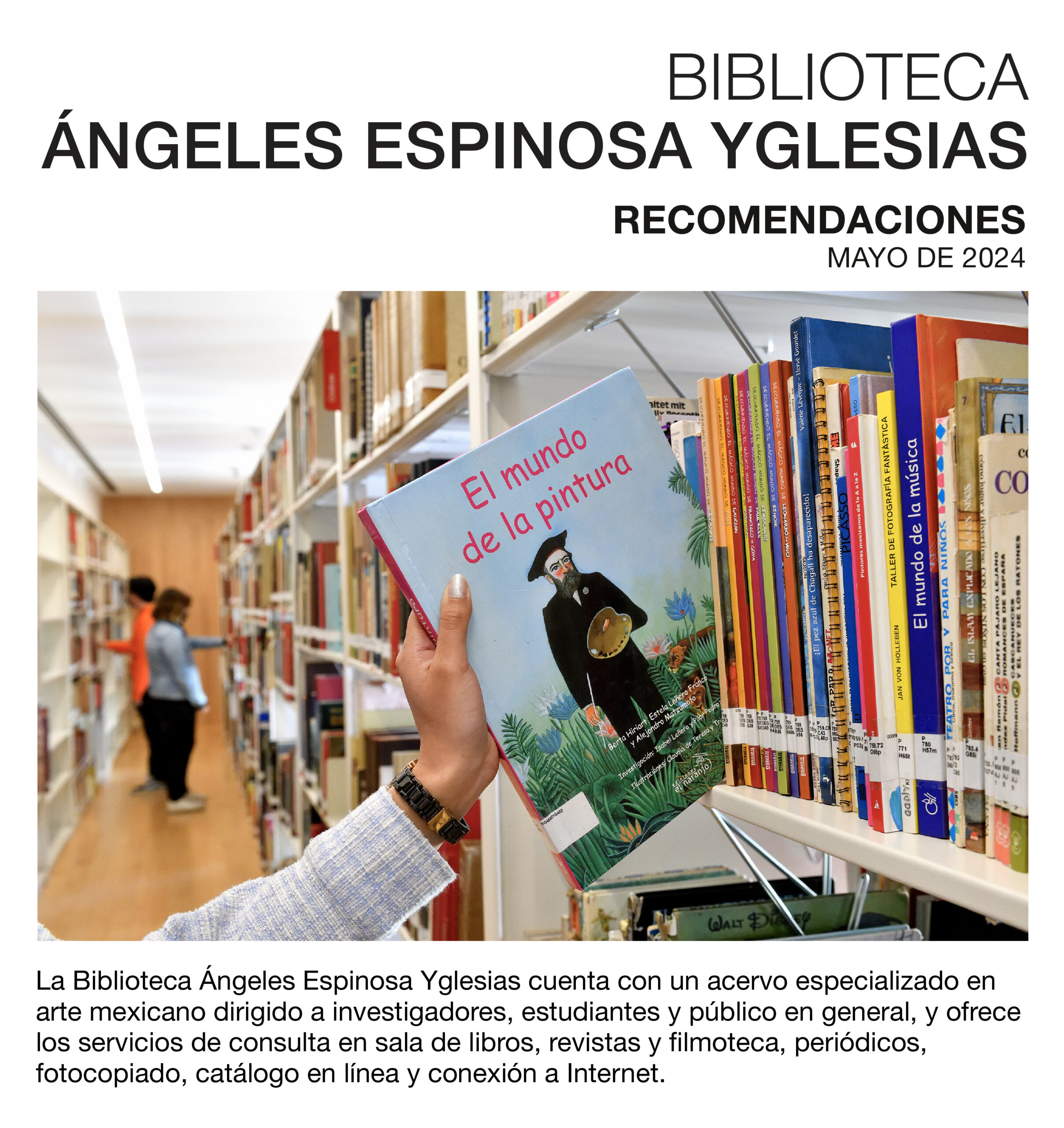 Biblioteca Ángeles Espinosa Yglesias: Recomendaciones de mayo