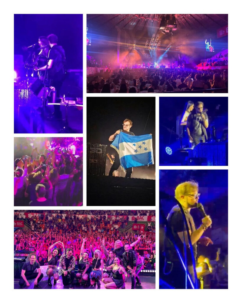 Aleks Syntek hizo vibrar al público de Honduras este fin de semana con su 3D-ECADAS TOUR
