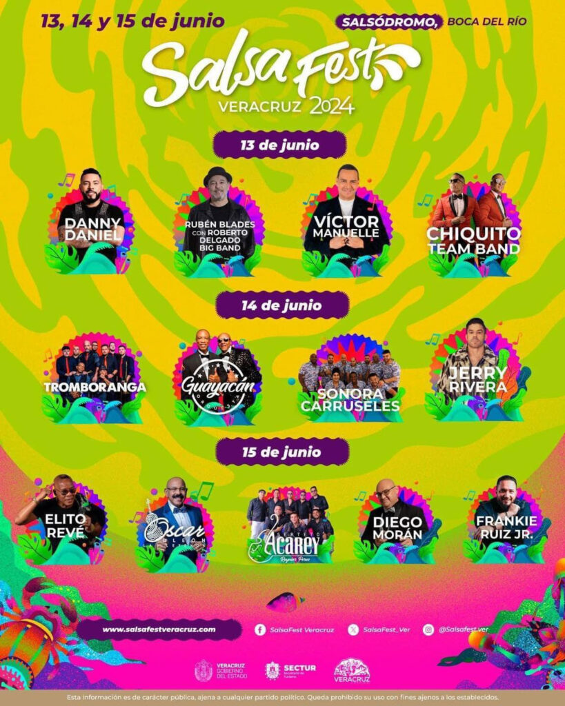 Rubén Blades, Elito Revé, Óscar D’León, Jerry Rivera y muchas sorpresas más en el Salsa Fest 2024