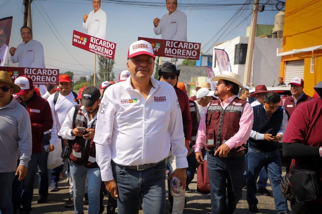 Ricardo Moreno sigue dando a conocer sus propuestas para gobernar Toluca