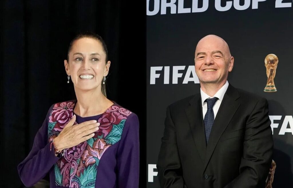“El fútbol une al mundo y a los mexicanos”: Agradece Claudia Sheinbaum felicitación de Gianni Infantino presidente de la FIFA