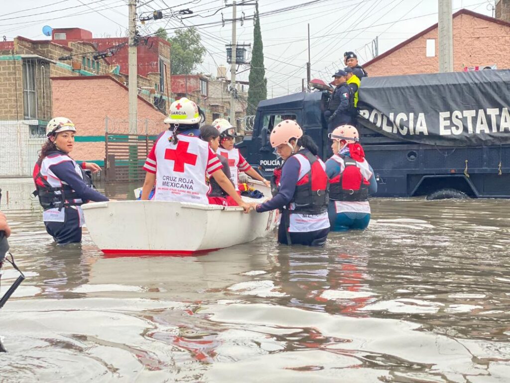 Cruz Roja EdoMéx auxilia a damnificados en Cuautitlán Izcalli