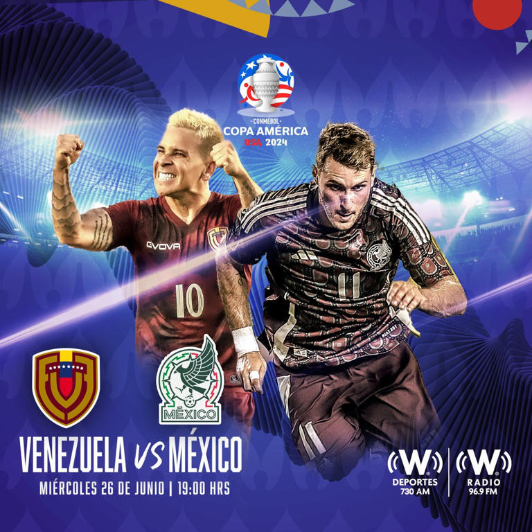Venezuela vs México: En vivo, dónde, cuándo y a qué hora ver la Copa América