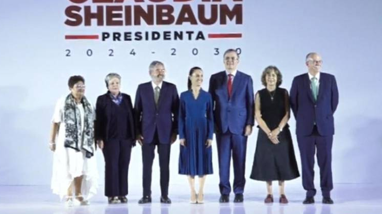 Anuncia Sheinbaum a seis integrantes de su gabinete