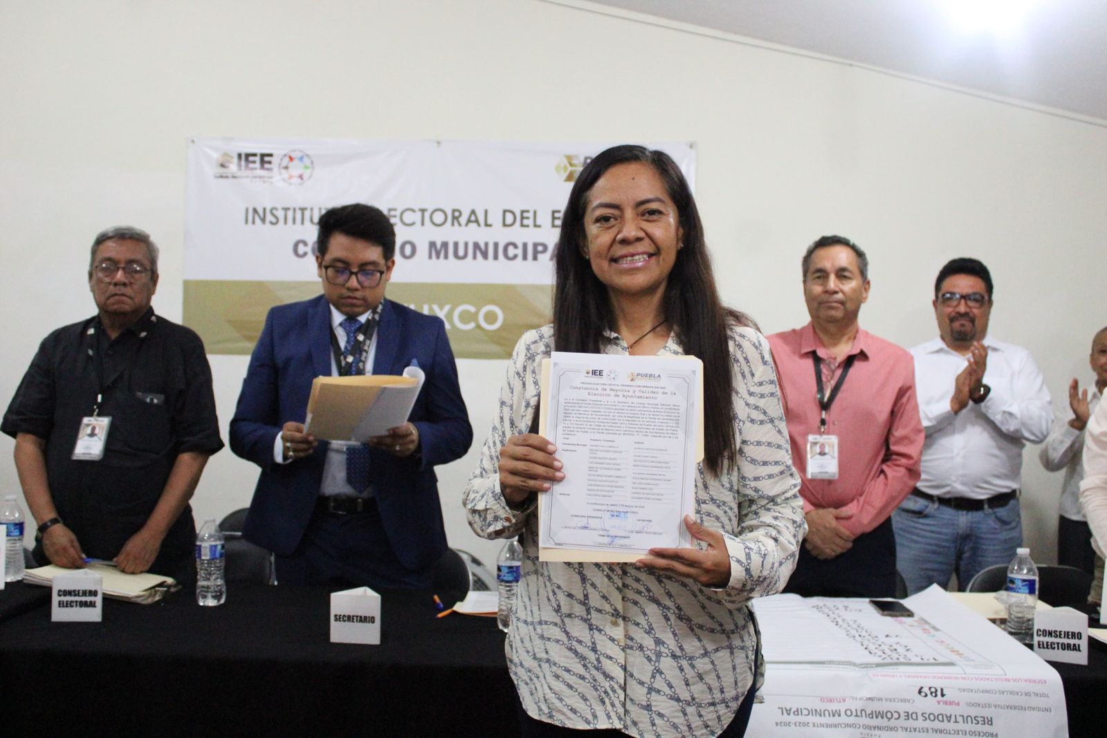 Desde Atlixco: Ariadna Ayala recibió la constancia de mayoría con más de 32 mil votos