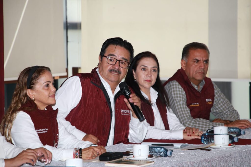 Video desde Puebla: Acusa Morena falta de cortesía política del PT y el PVEM por impugnación de pluris en el Congreso